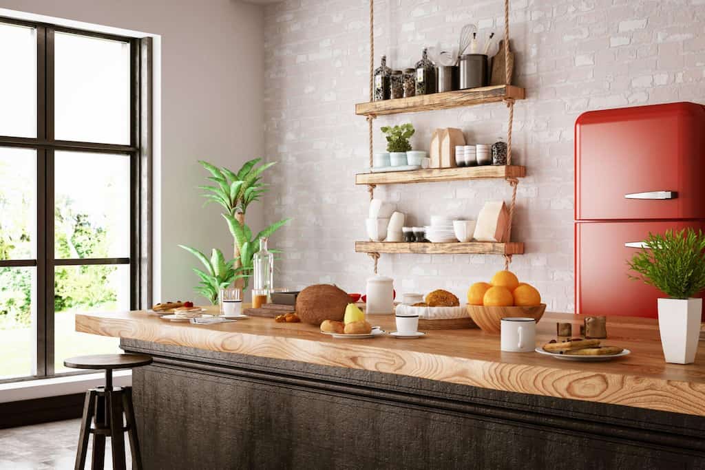 Add A Breakfast Bar For American Diner Style Kitchens