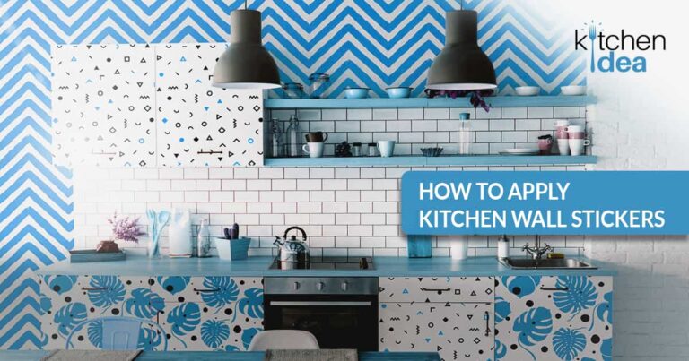 How to Apply Kitchen Wall Stickers